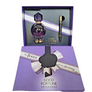 Viktor & Rolf 2-Pc.Good Fortune EDP Gift Set, 90 ml Full Size+ 10 ml Travel New